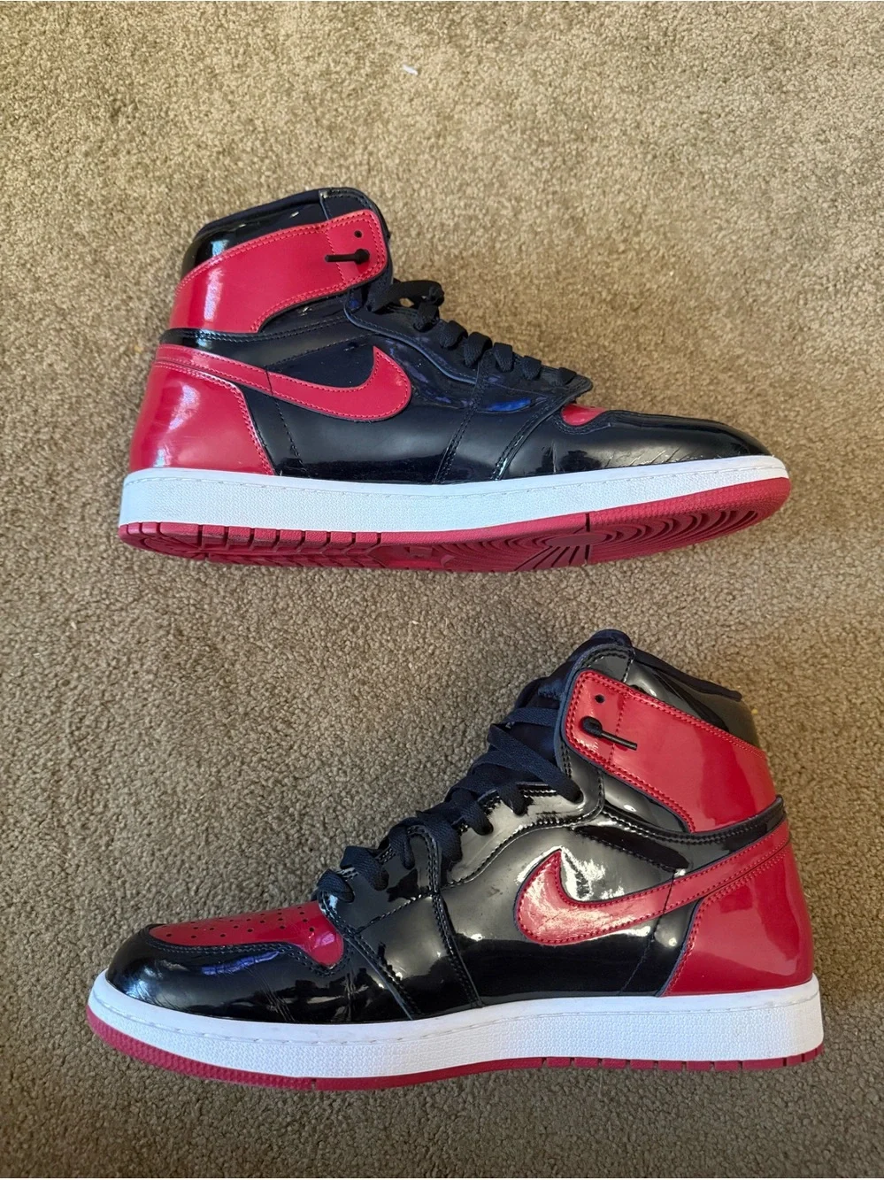 Jordan• 1 High Retro OG in Patent Bred